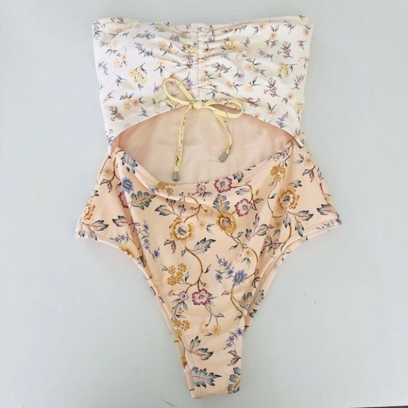 Billabong BNWT This Gypsy Cut Out One Piece Swimsuit Women's Size 12 RRP $120 - Picture 5 of 11